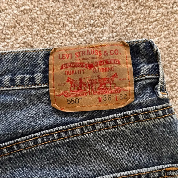 Levi’s Relaxed Fit 550 Jeans 100% Cotton - Picture 5 of 8